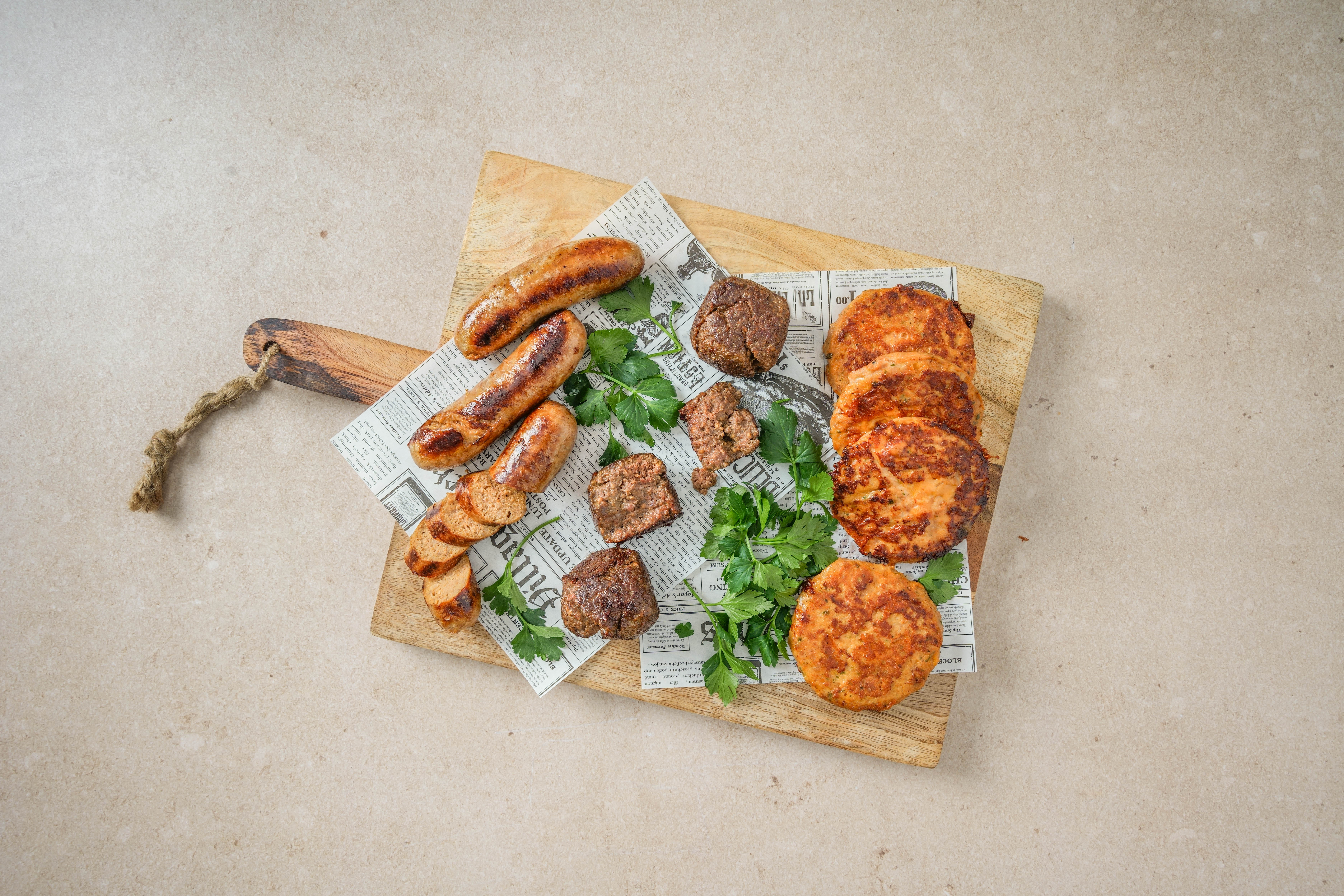De Veggie & Meat-lijn van Huuskes bestaat uit 50% vlees en 50% groente